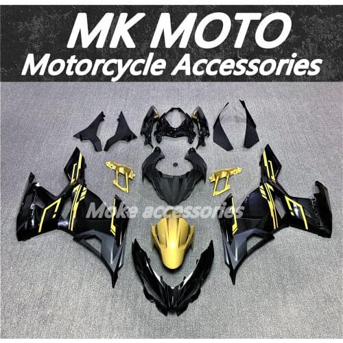 Motorcycle Fairings Kit Fit For Ninja 400 2018 2019 2020 2021 odywork Set High Quality ABS Injection NEW gold/black