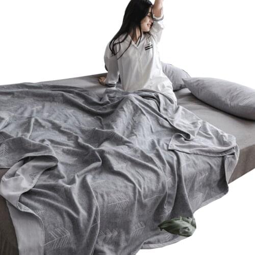 High Quality 100% Cotton Soft Good Hand Feeling Summer Quilt King Twin Children Adult Nap Blanket Bedroom Air Conditioner Throw