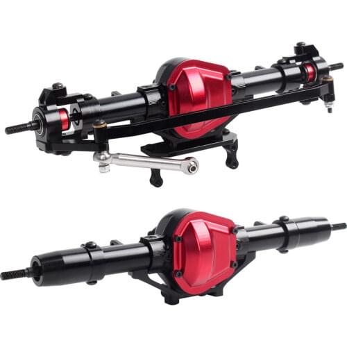 Metal CNC Aluminum Alloy Front/Rear Axle for 1/10 RC Crawler Car Axial SCX10 Upgrade Parts