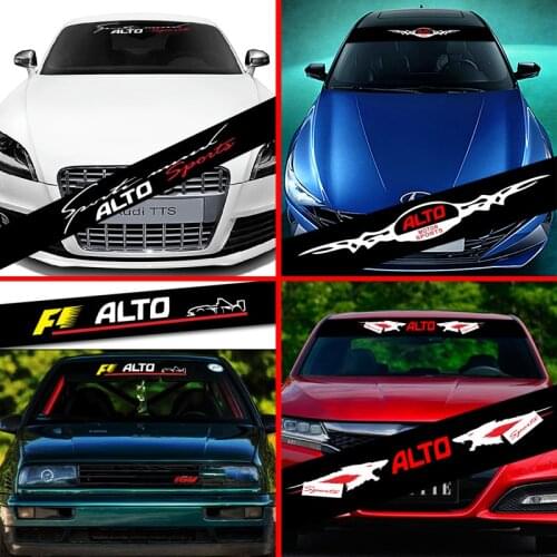 Car Stickers Front Windshield Prevent Sunlight Reflection For Suzuki Alto Decoration Decals Car Accessories