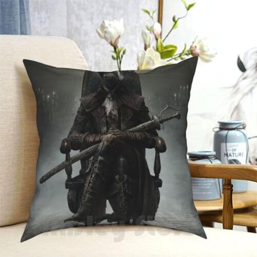 Bloodborne Ps4 Game Designs Pillow Case Printed Home Soft Throw Pillow Bloodborne Ps4 Games Ps4 Bloodborne