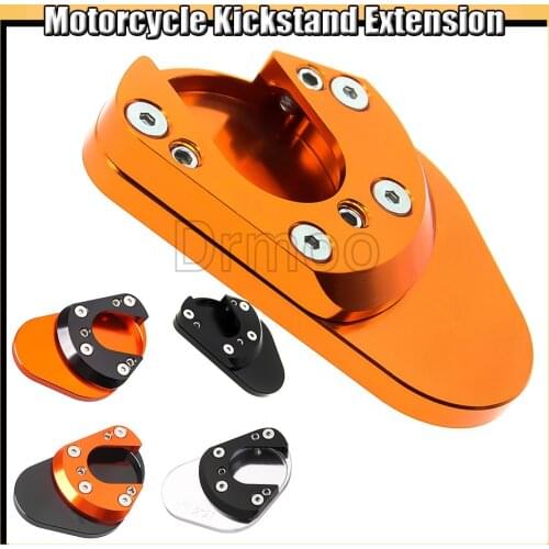New Motorcycle Accessories CNC Side Stand Enlarge Plate Kickstand Extension For KTM DUKE 125 200 390 RC 2013-2019