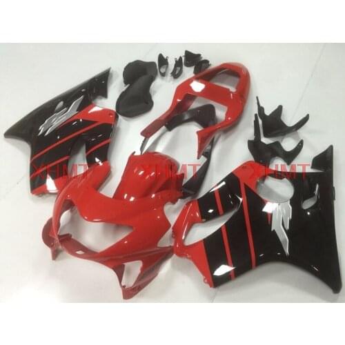 For CBR 600 2001 - 2003 Fairings for Honda Cbr600 02 Fairing CBR F4i 02 Black Red Motorcycle Fairing