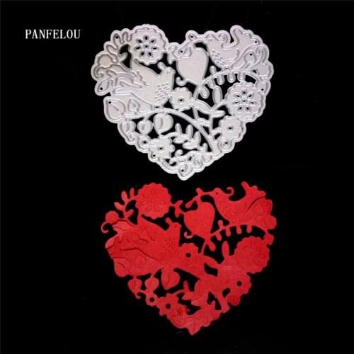 PANFELOU Easter flowers and love Scrapbooking DIY album cards paper die metal craft stencils punch cuts dies cutting