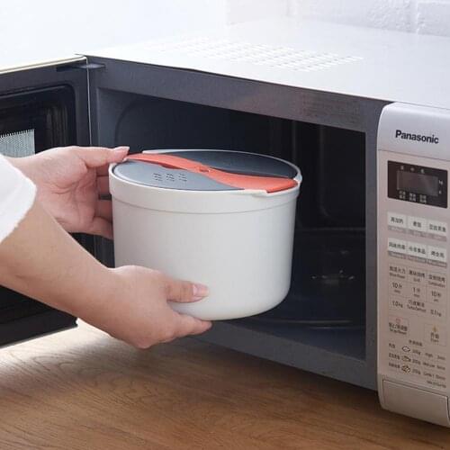 Microwave Steamed Food Container Rice Cooker Multifunctional Multi-layer Steam Pot For Home Restaurant Lunch Box Kitchen Tools