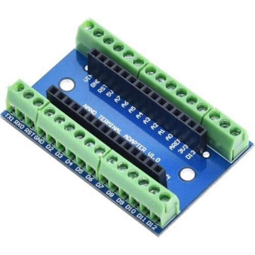 Standard Terminal Adapter Board For Arduino Nano 3.0 V3.0 AVR ATMEGA328P ATMEGA328P-AU Module Expansion Shiled Module