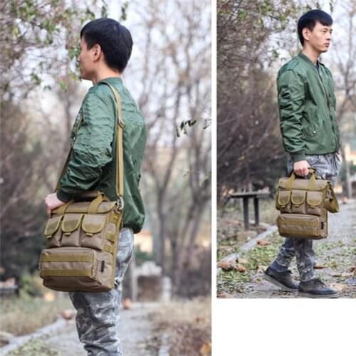 Tactical Shoulder Bag Multifunction Military Oxford Cloth Messenger Laptop Handbags Briefcase For Outdoor Climbing Hiking Bag
