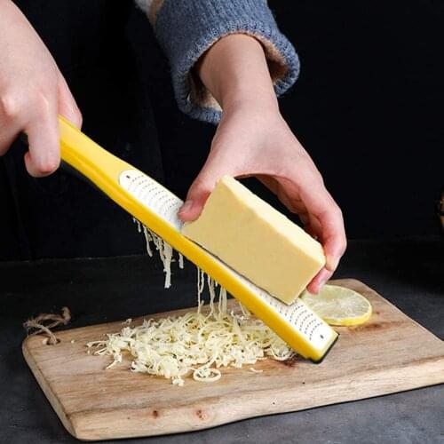 Stainless Steel Lemon Zester Cheese Grater Professional Kitchen Tool for Citrus Ginger Nutmeg Garlic Chocolate Fruits