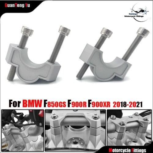 For F900R F900XR XR F850GS 2019-2021 New modified handlebar riser rod clamp extension adapter, handlebar heightening accessories