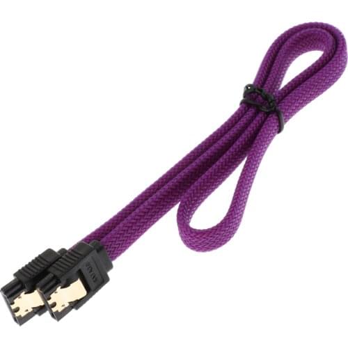 Universal 20 Inches SATA III 7Pin 6Gbs Serial Cable ATA HDD SSD Data Cords