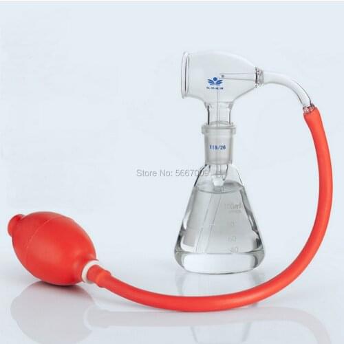 1set 25ml 50ml 100ml Lab Glass colour spray bottle TLC color rendering spray bottle with dribbling ball