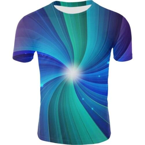 2020 new three-dimensional graphic T-shirt mens casual top fun 3D mens T-shirt summer O-neck shirt plus size streetwear