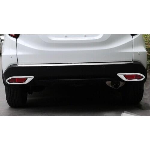 ABS Rear Fog Light Lamp Cover Trim For Honda Vezel HR-V 2014 2015 2016