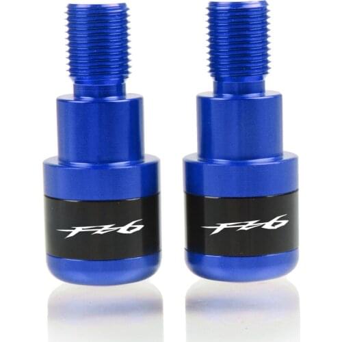 Motorcycle CNC Aluminum Metal Handle Bar End hand Grips motorbike handlebar cap ends For yamaha Fz6 fz 6 2004-2010 with logo