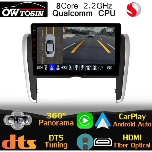 Qualcomm CPU Android For Toyota Allion Premio T260 2007-2020 Car GPS Radio 360 Panoramic Head Unit DTS HIFI CarPlay Stereo WiFi