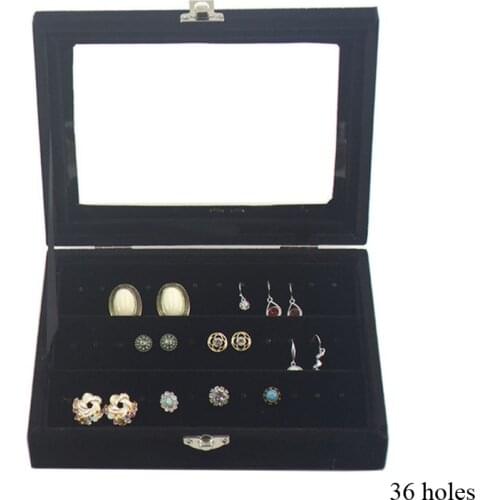 New Arrival Velvet Earrings Jewelry Boxes Ring Earring Bracelet Necklace or other Ornaments StorageJewellery Organizer Packaging