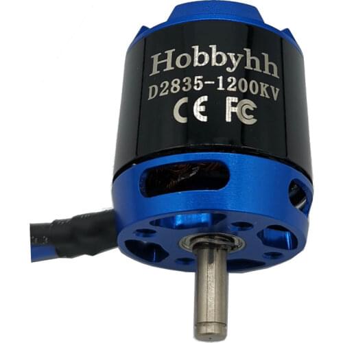 Hobbyhh 2835 (2216) 1200kv Brushless Motor Power 295w Suitable for RC Aircraft and UAV With 3.5mm banana head