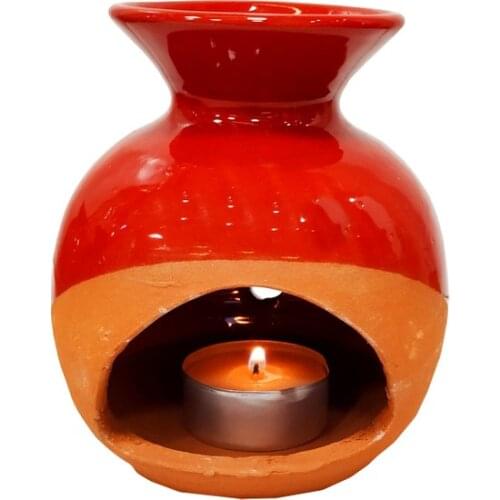 China Hand Made Ceramic Authentic Censer & candle Holder pottery candle and candlestick свеча и подсвечник vela y candelero