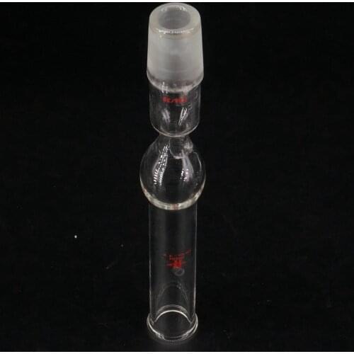 24/29 Ground Joint Glass Drying Tube Straight Shaped With Bulb Laboratory