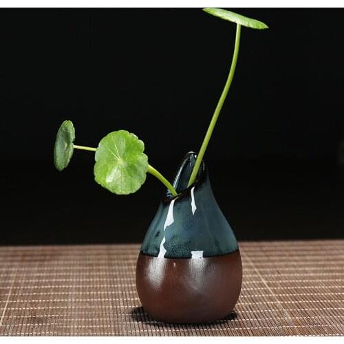 Creative and Simple Small Vase Ceramic Flower Ware Flower Insertion Plant Hydroponics Home Decoration Modern ornaments