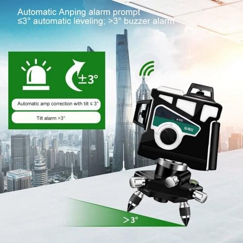 High Accuracy Level Laser 12 Line Osram Blue Laser Level with Tripod Ledge 8 Lines Green Laser Wall Ground Level Indoor Outdoor