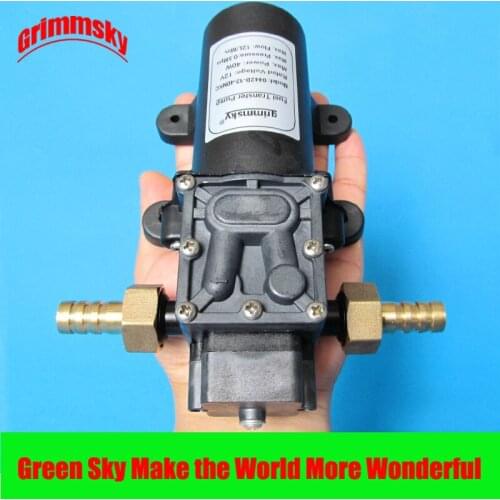 Max. 12l/min. big flow rate DC 40W with on/off button and dc jack oil pump 12v electric