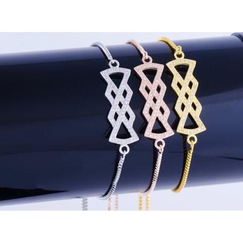 2018 New Arrival Floating Charms With Gold Link Chains Women Fashion Bracelets For Christmas Gifts
