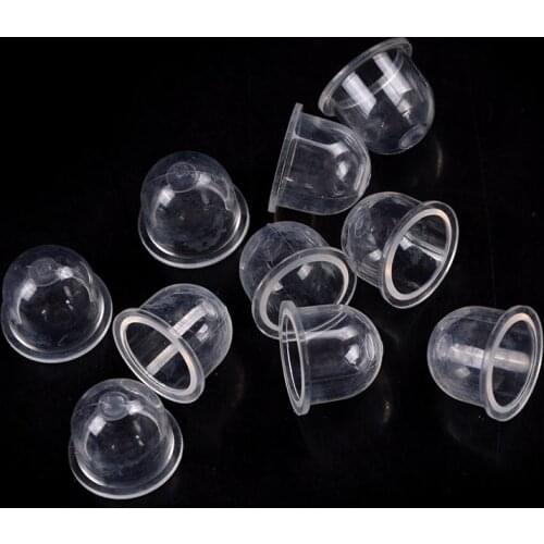 Wholesale 10Pcs Carburetor Spare Parts Carb Primer Bulbs Cap Small Fuel Pump For Chainsaw Blower Trimmer Brushcutter
