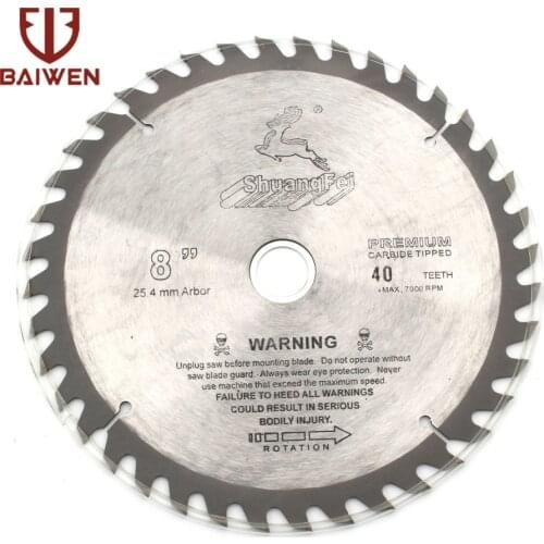 4/6/7/8/9 Inch Carbide Tipped Circular Saw Blade Tip Tooth Cutting Disc For Rotary Tool Cut Wood Metal 30/40/60/80T