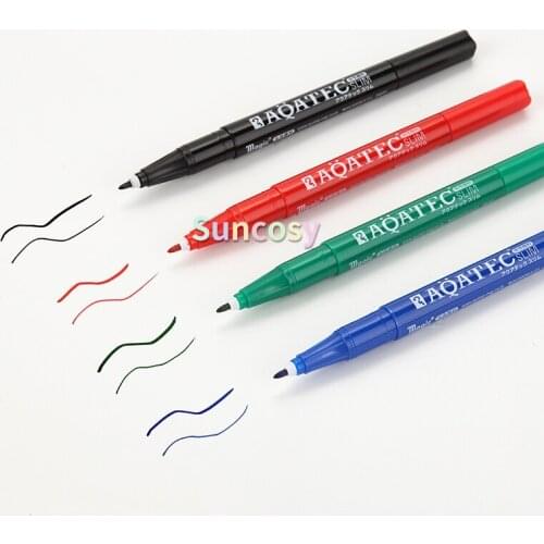 Nakabayashi Black line drawing pen, water-based double headed marking pen for painting, oily hand-painted drawing marking pen