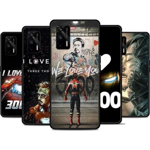 Iron Man I Love You 3000 For Realme 8 GT Neo Flash Edition Explorer Master Q3 Pro Narzo30 C21 C11 C20A C21Y Phone Case