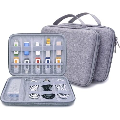 2.5 inch External Hard Disk pouch Case HDD Case Protect Bag box for Seagate Samsung WD Hard Drive Power Bank USB Cable Charger