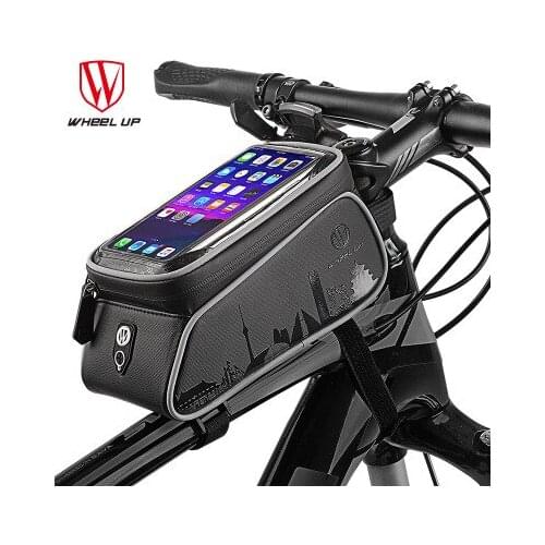 Wheelup Bicycle bag chartered front bag Chinese element front beam bag tube bag waterproof bike bag riding equipment