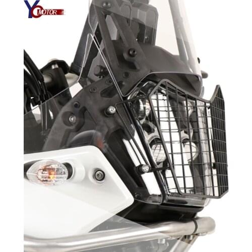 Tenere 700 Motorcycle Headlight Protector Guard Cover Grill For YAMAHA TENERE 700 2019 2020 2021 Stainless Steel Accessories
