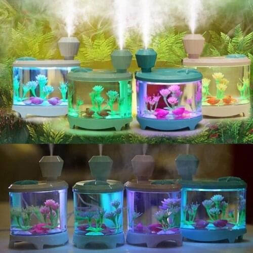 Aquarium Air Moistener Night Lamp Steam Machine