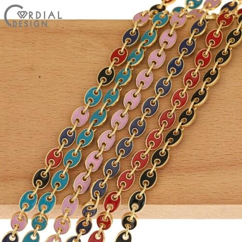 Cordial Design Jewelry Accessories/Chain For Necklace/Paint Effect/Hand Made/DIY Chain Making/Jewelry Findings & Components