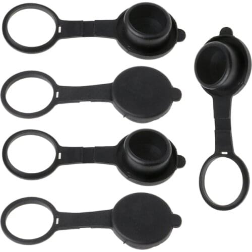 5pcs Universal Car Cigarette Lighter Socket 12V Outlet Lid Waterproof Cover Cap