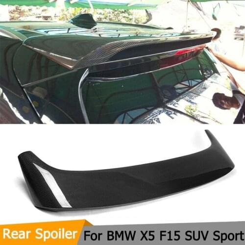 Carbon Fiber Roof Spoiler Lip Wing Car Styling for BMW F15 X5 2014UP