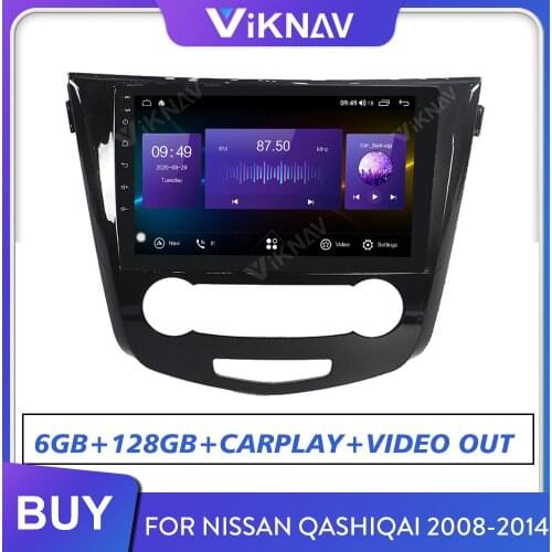 Car gps navigation multimedia player for nissan qashiqai 2008-2014 android radio head unit autoradio car audio stereo receiver