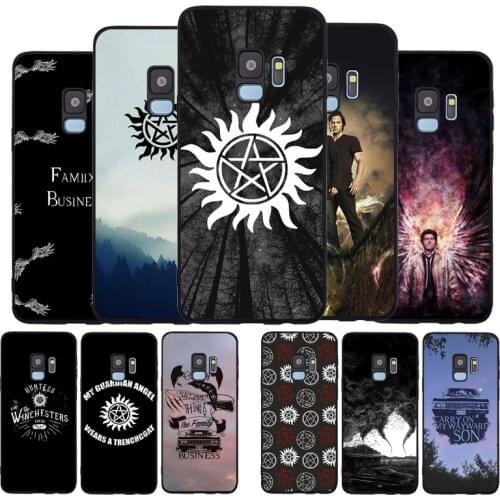 TV series Supernatural Black TPU Silicone Soft Phone Case For Samsung Galaxy S20 S10 S9 S8 Plus Lite NOTE 10 9 8 S7 EDGE