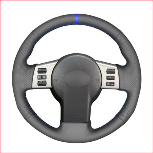 Blue Marker Artificial Leather Steering Wheel Cover for Infiniti FX FX35 FX45 2003-2008 Nissan 350Z 2003-2009