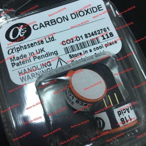 UK Alphasense CARBON DIOXIDE solid electrolyte gas sensor CO2-D1