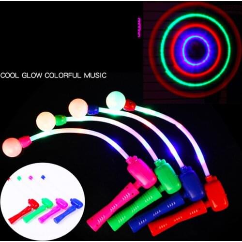 Childrens novelty handle toy LED lanterns lamp glow/music whip boys and girls gifts outdoor activities festival concert supplies