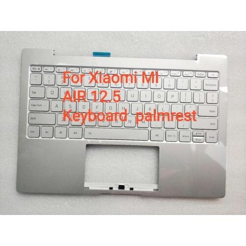 For xiaomi 12.5 keyboard US Keyboard for XIAOMI AIR 12.5 keyboard with backlight silver English 9Z.ND6BV.001 NSK-Y10BV 01