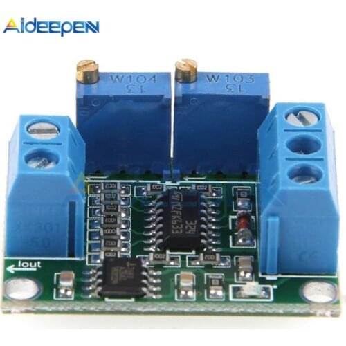 4-20mA to 0-2.5V 3.3V 5V 10V 15V Isolation Current to Voltage Transmitter Signal Converter Transformer Module Board DC 12V 24V