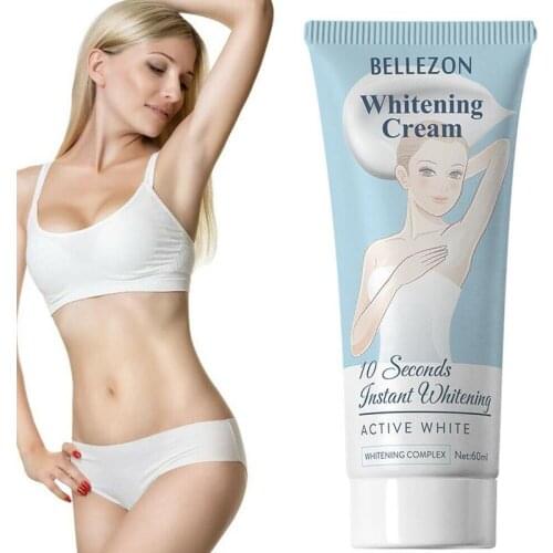 10 Seconds Instant Whitening Cream Underarm Armpit Cream Private Cream Knees Whitening Parts Legs Body Whitening Antiperspi K0L6