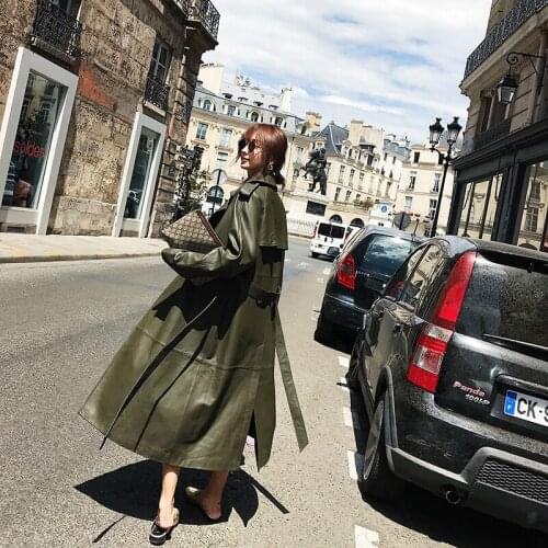 Autumn Womens Coats Ladies 100% Natural Real Sheepskin Coat Female Winter Genuine Leather Jacket Women Korean Windbreaker 8801