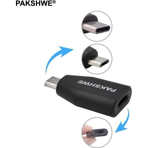 Charge & Sync Adapter for Lightning Cable to Android Micro-USB Type-C Devices
