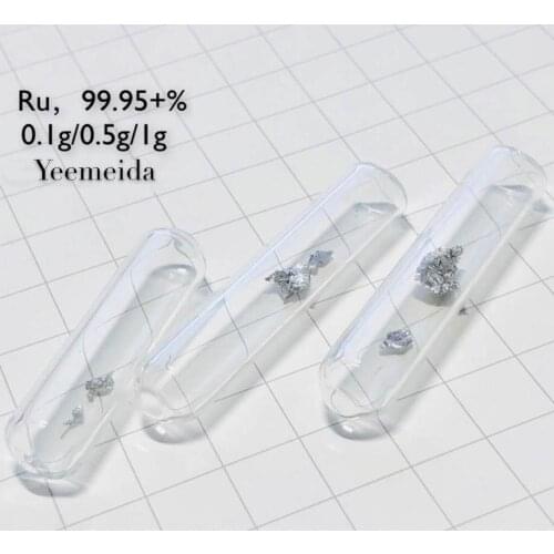 Ruthenium Metal, Ruthenium Crystal, Ruthenium Target 0.1g/0.5g/1g / Ru Element 44 Sample