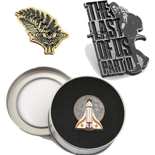 The Last of Us pin Game Ellie Backpack Brooch Badges Ellie‘s’ Tattoo Metal Brooches Pins Collectibles Gift Cosplay Accessories